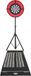 Monster Group BV Jeu de fléchettes - Anneau lumineux LED, support, kit de fléchettes en sisal
