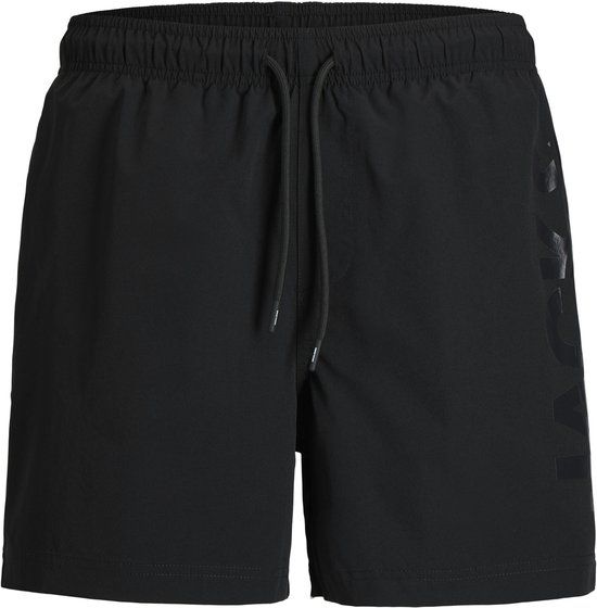 JACK&JONES JPSTMAUI WAVE LOGO SWIM SHORTS REG SN Heren Zwembroeken Zwart