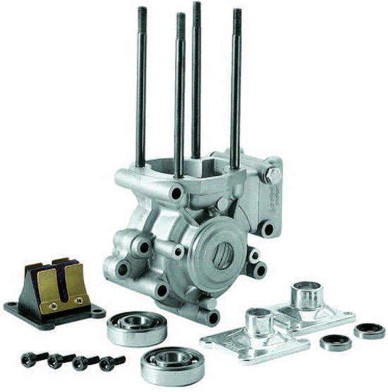 Polini Kit carter moteur pour mobylette MBK 51 sans support moteur 170.0100 Gris