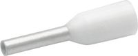 Klauke 1698 Adereindhulzen 0.5 mm² Deels geïsoleerd Wit 1000 stuk(s)
