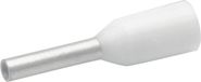 Klauke 1698 Adereindhulzen 0.5 mm² Deels geïsoleerd Wit 1000 stuk(s)