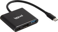 iggual 3-in-1 Type-C Hub - USB 3.0, HDMI, USB-C PD