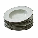 LOBERON Soepbord set van 6 Biarré grijs