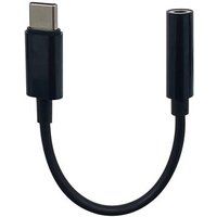 Accsup USB-C naar 3.5 mm adapter Mannelijk naar vrouwelijk Zwart