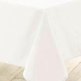 LingeDecor Tafelkleed voor binnen - Wit - polyester - 140 x 200 cm