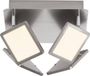Brilliant Uranus LED Spotrondell 4flg ijzer / wit easyDim