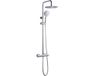 Go by Van Marcke VAN MARCKE Go Cocoon opbouw regendouche met thermostaat en handdouche chroom