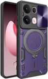 Techsuit Hoesje geschikt voor Oppo Reno13 Pro - CamGuard Pro Back Cover - Paars