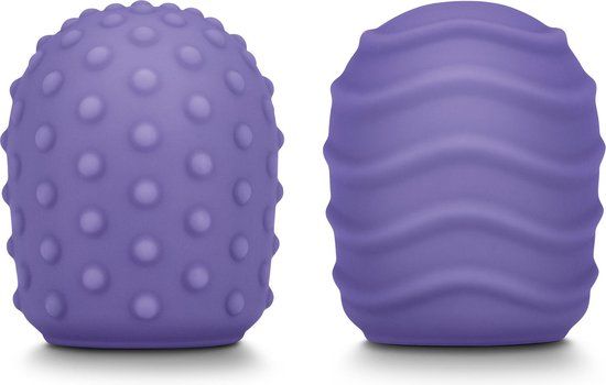 Le Wand Petite Siliconen Texture Covers - Zwart