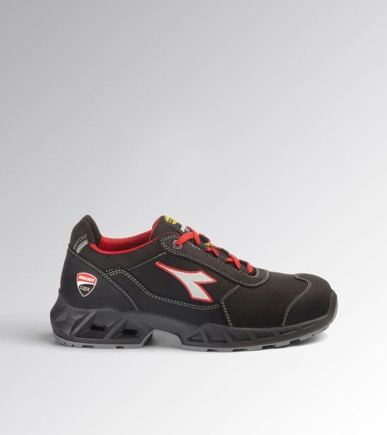 Diadora SHARK ENGINE LOW S3S FO SR BLACK/RED 47