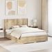 Maison Exclusive - Cadre de lit avec espace de rangement et tête de lit, finition chêne Sonoma