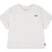 Levi's Fille Manches retroussées Meet And Greet Tee Bright White