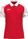 Jako Sonic Polo Kinderen - Rood / Wit | Maat: 164