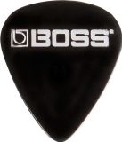 BOSS BPK-12-BT Thin Celluloid Picks, Black, 12-Pack