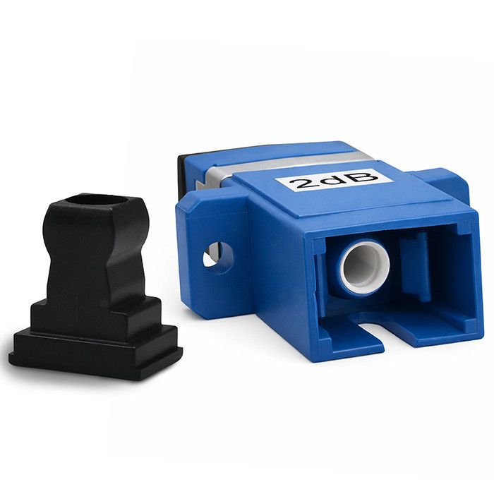 Qoltec Glasvezelverzwakker SC/UPC (F) - SC/UPC (F) | Singlemode | 2dB
