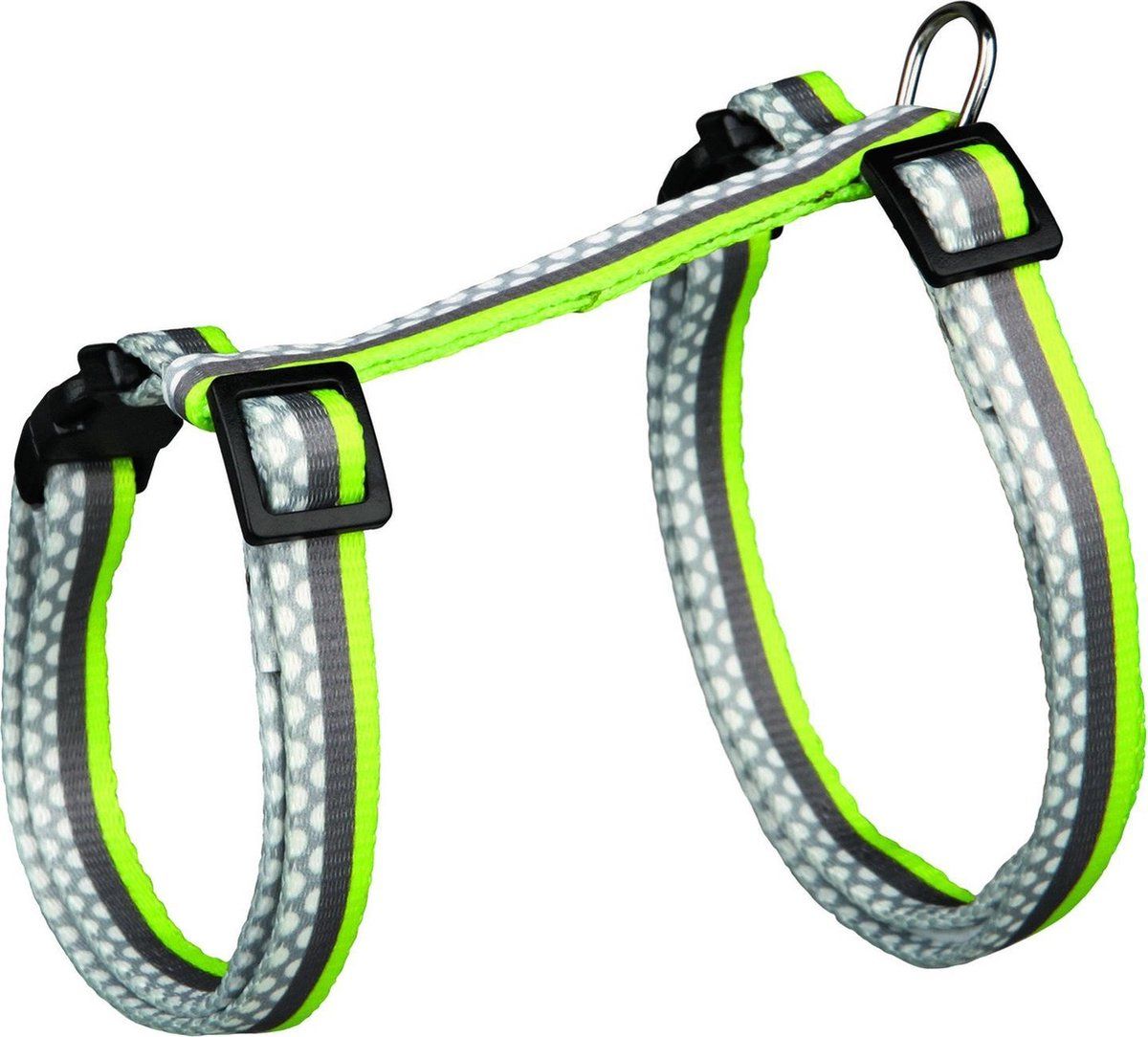 TRIXIE Kattentuig met riem - blauw, groen, rood - nylon