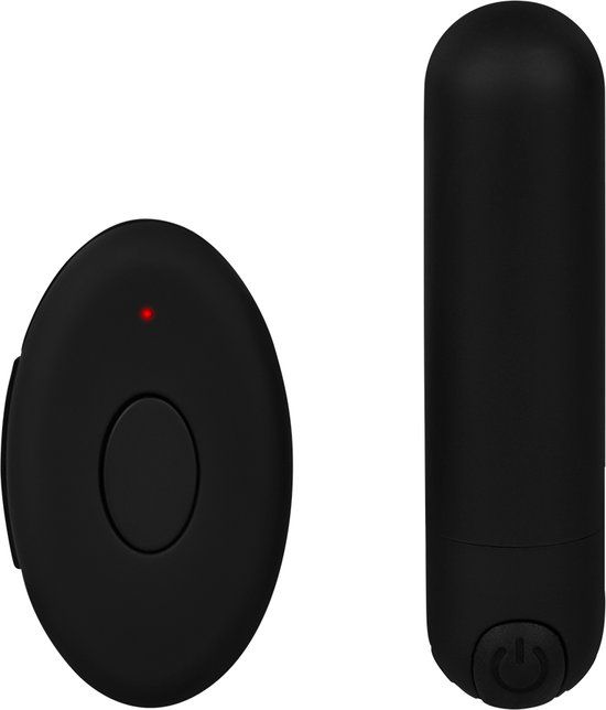EIS Bullet met afstandsbediening (8 cm) - Zwart