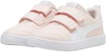 Puma Courtflex V3 V Sneakers Junior Rosa - Weiß