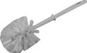 Benson brosse WC - plastique et nylon - avec œillet de suspension - blanc - 9x38 cm
