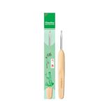 ChiaoGoo Haaknaald metaal Naturel met bamboe handvat 2,25 mm 14 cm
