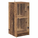 vidaXL - Dressoir - Oud - hout - 35 - x - 37 - x - 76 - cm - Bewerkt - hout