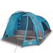 Tente de camping 6 personnes imperméable bleu