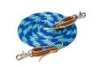 Weaver Leather W2ACM Paardenteugels, uniseks, volwassenen, 1,6 cm, blauw (Dazzling Blue) / turquoise