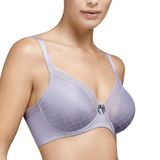 Selene Katia beha met beugel en voering met dubbele L-tulelaag, Grijs-1, 95C
