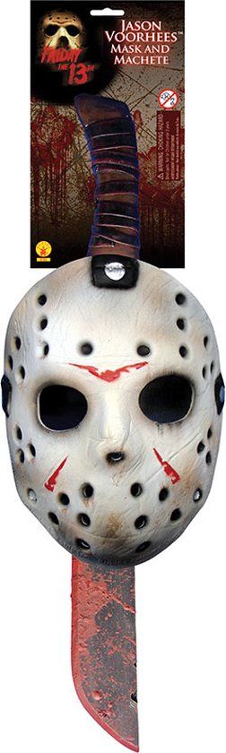 Rubie's Jason Voorhees Mask & Machete - Friday the 13th - Halloween Costume Accessory
