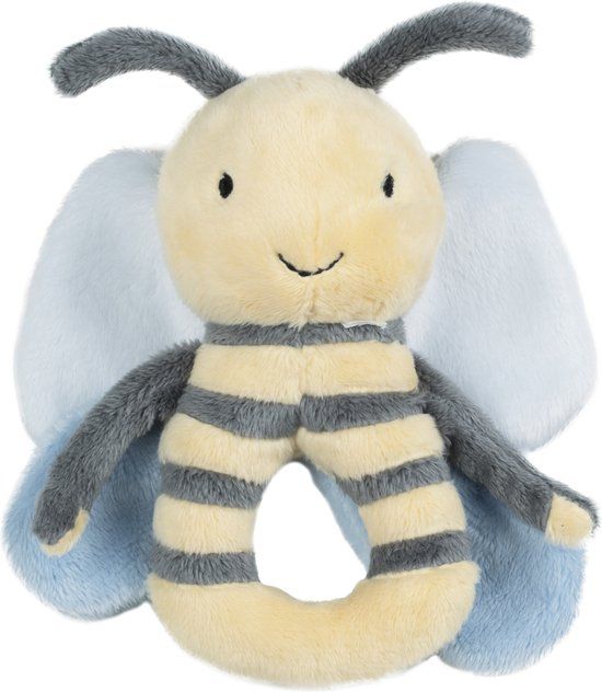 Happy Horse Bee Benja Rattle - Blue/Yellow - Baby Gift