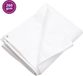 vidaXL Dekzeil 260 g/m² 4x5 m HDPE Wit