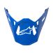 Alpinestars Visière Supertech M10 Flood Met Blue Med Blue Blk Crb M G, Taille: One Size