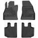 Frogum - No.77 - Automatten 3D - Geschikt voor FIAT 500L (vanaf 2012) - 4-delig - TPE Rubber - Zwart