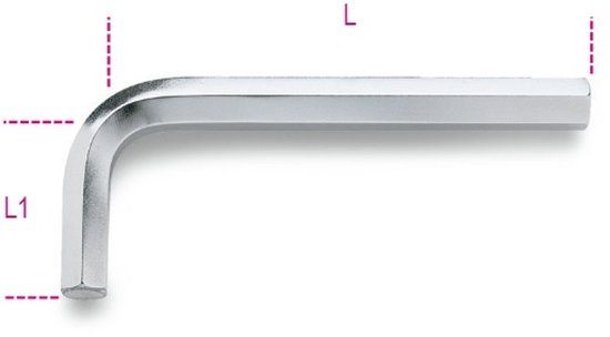 Beta inbussleutel 3mm - 96/3 Hoekmodel