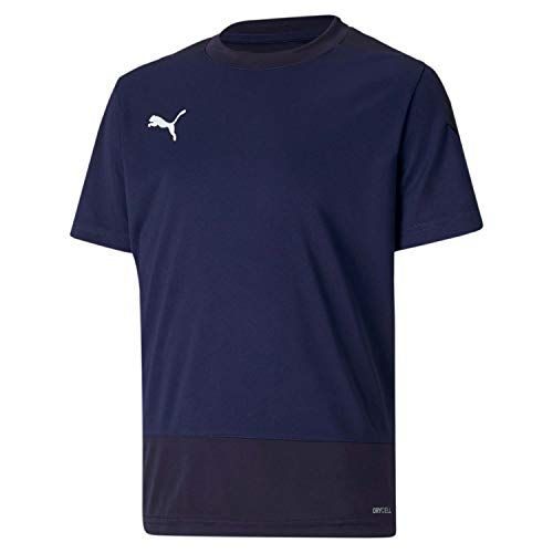 PUMA Unisex Kinder, teamGOAL 23 Training Jersey Jr Trainingstrikot, Peacoat-New Navy, 152