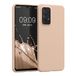 kwmobile telefoonhoesje geschikt voor Samsung Galaxy A33 5G - Hoesje voor smartphone - Back cover in kokosmelk