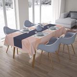 Bonamaison Tafelkleed, Anti-Mold, Sneldrogend, Waterdicht, 100% Polyester Tafellaken, Willekeurig patroon, 140 x 200 Cm - Ontworpen en Vervaardigd in Turkije