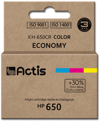 Actis ACTIS KH-650CR inkt (vervanging HP 650 CZ102AE; Standaard; 9 ml; kleur)
