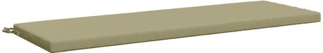 vidaXL Coussin de banc SOEST 100% Polyester Vert clair 140 x 50 x 5 cm