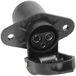 Merkloos 3-polig stopcontact voor 12V/24V voertuigen - waterdicht en DIN 9680