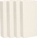 Gerimport Waterverdamper - 6x - creme wit - keramiek - 400 ml - radiatorbak luchtbevochtiger - 7,4 x 17,7 cm
