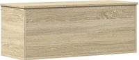 vidaXL Opbergbox Sonoma Eiken 90x35x35 cm Bewerkt Hout