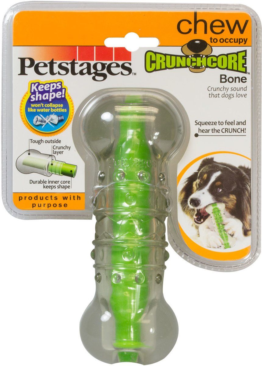Petstages Crunchcore Hondenspeeltje Groen Large