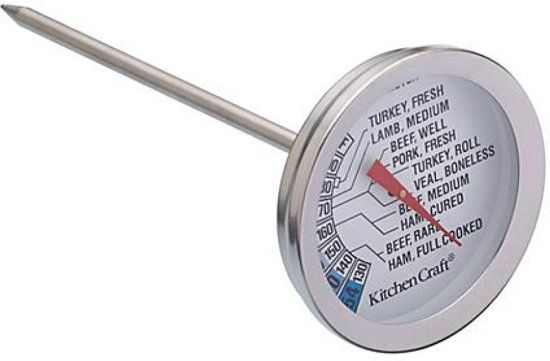 Kitchen Craft RVS vleesthermometer
