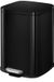 EKO Stella Pédale 6 litres Noir Inox/Plastique
