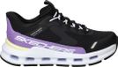 Skechers Slip-Ins Glide-Step Vista Lane Sneakers - Meisjes - Zwart