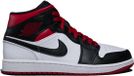 Nike Air Jordan 1 Mid Gym Red Black Toe Sneaker Unisex Größe 46