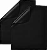 Famanu BBQ grillmat 32 x 50 cm - zwart - 2 stuks