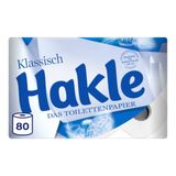 Hakle Toiletpapier klassiek wit 80 rollen