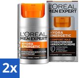 L'Oréal Paris Men Expert Hydra Energetic Comfort Max Crème de jour 2 x 50 ml
